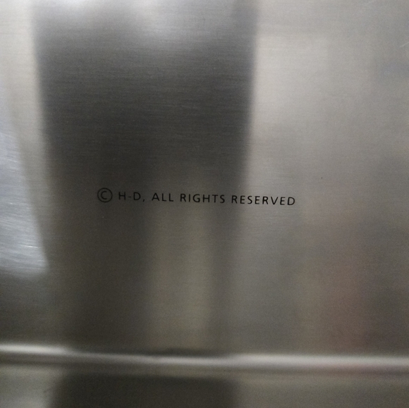 Harley Davidson "...It's The Journey" Metal Standing Picture Frame GUC - Picture 5 of 8